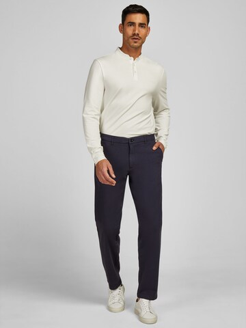 HECHTER PARIS Tapered Chino in Blauw