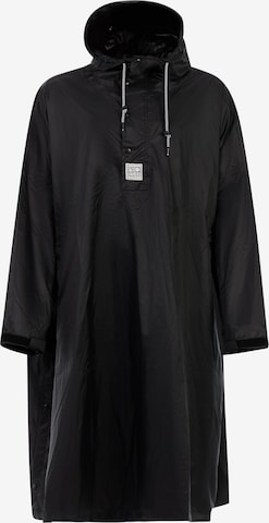 PROTEST Funktionsmantel 'PRTLaugh' in Schwarz: Vorderseite