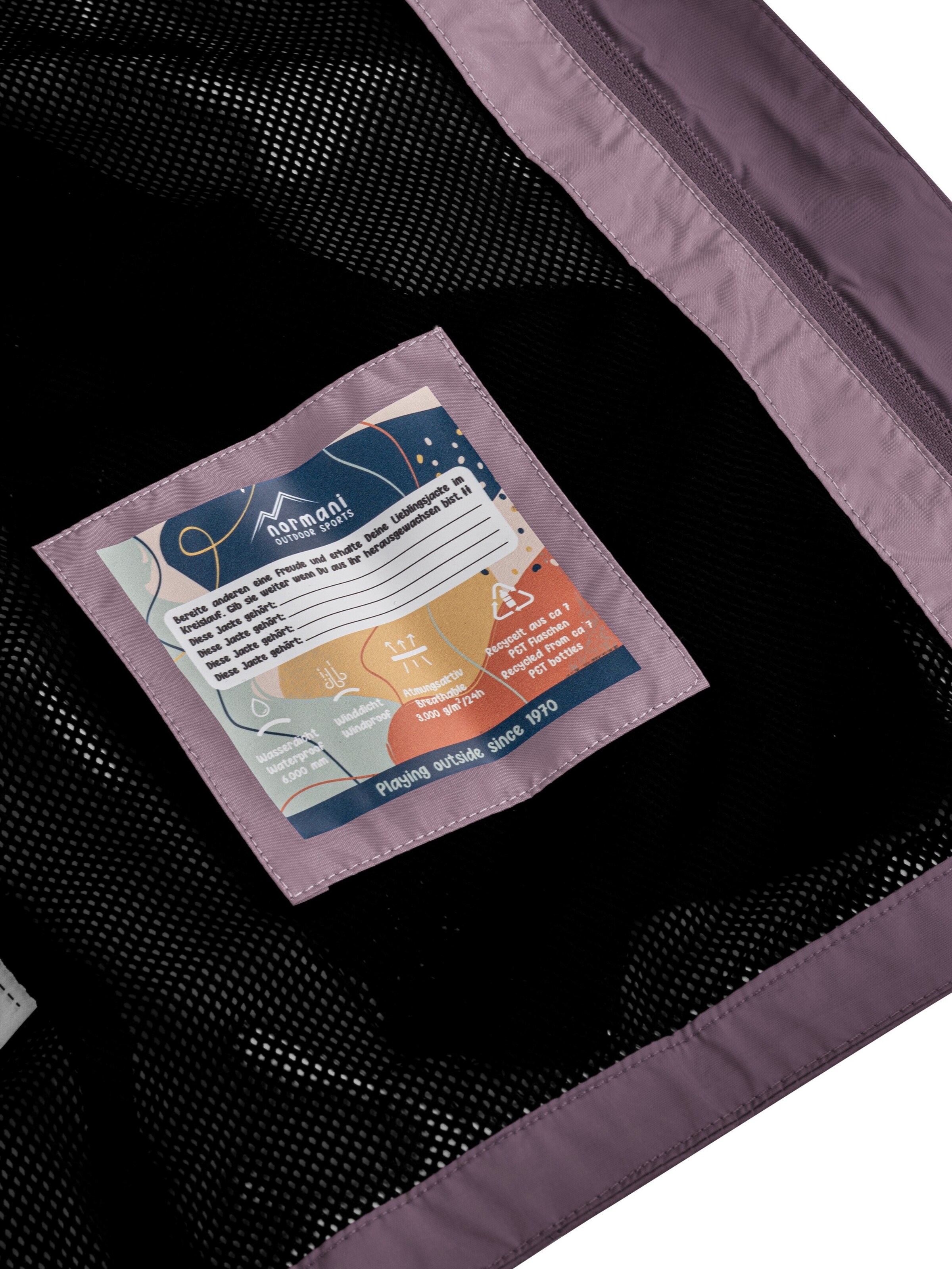 normani Outdoor jacket 'Sointula' in Purple