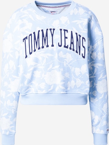 mėlyna Tommy Jeans Megztinis be užsegimo: priekis