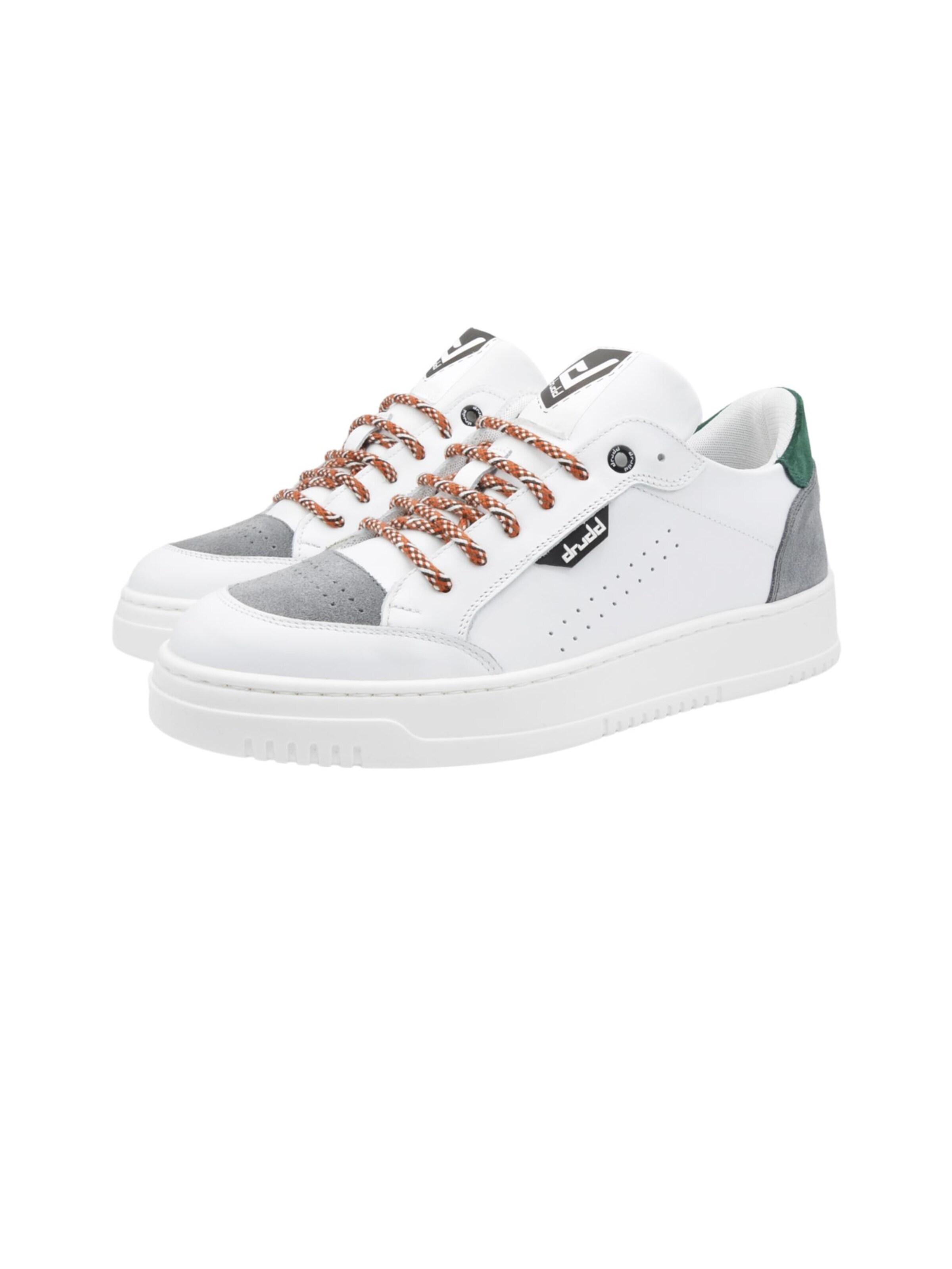 DRUDD Låg sneaker 'D-310-leather' i vit