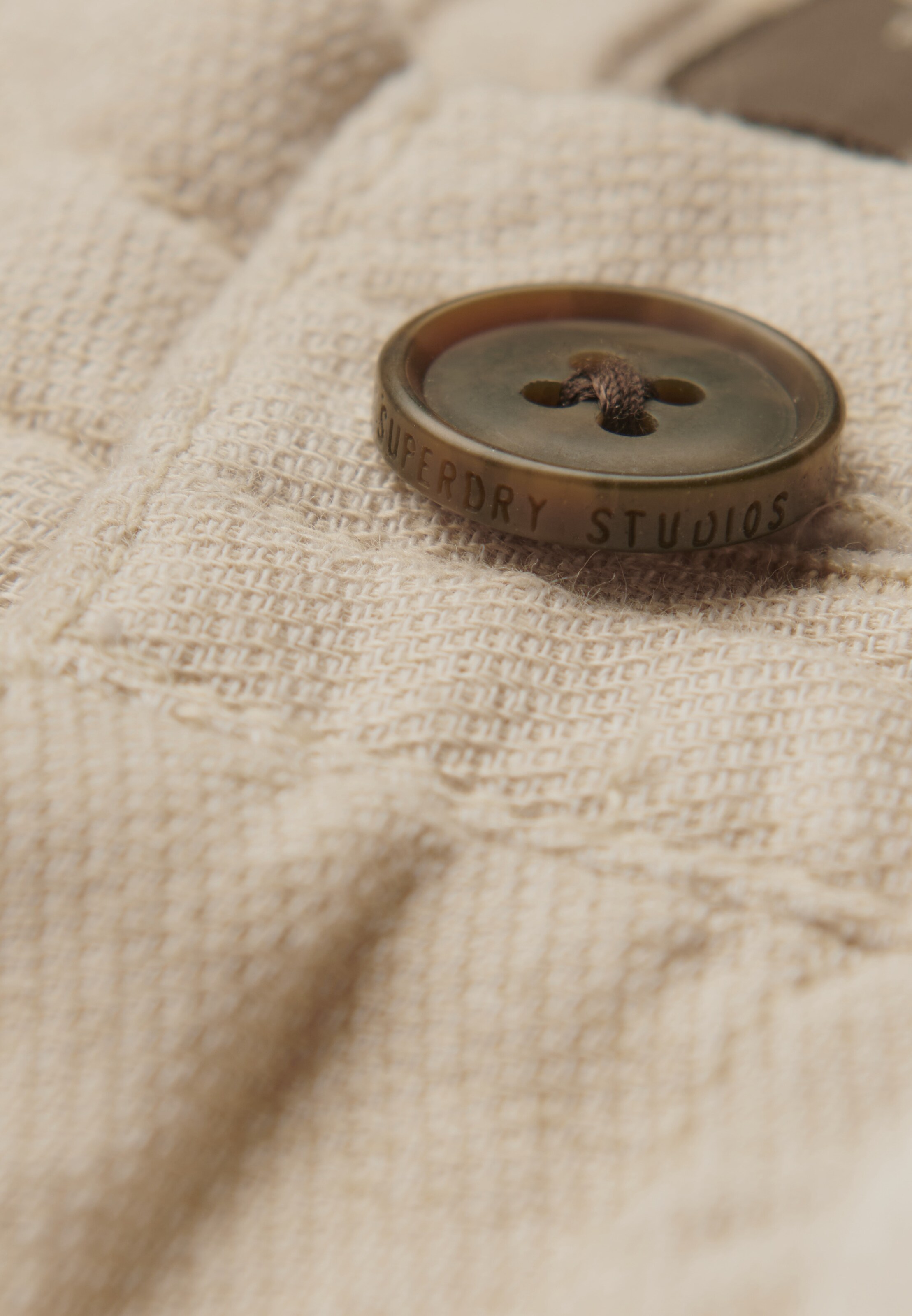 Superdry Regular Broek in Beige