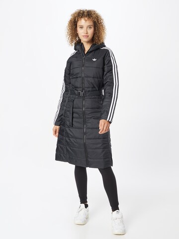 Manteau d’hiver 'Premium Long ' ADIDAS ORIGINALS en noir : devant