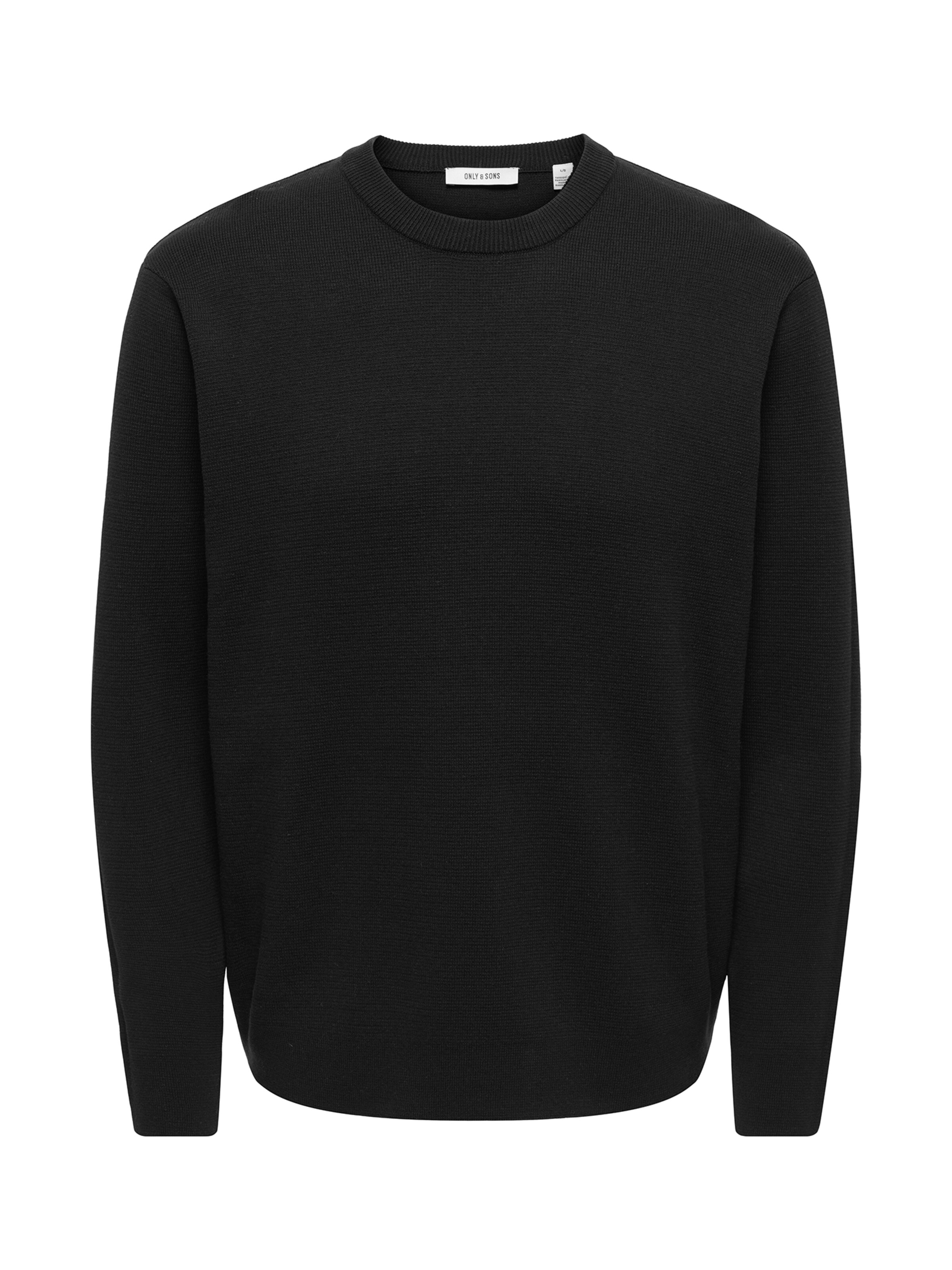 Only & Sons Sweater 'ONSTING' in Black: front