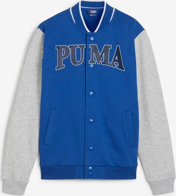 PUMA Zip-Up Hoodie 'SQUAD' in Blue: front
