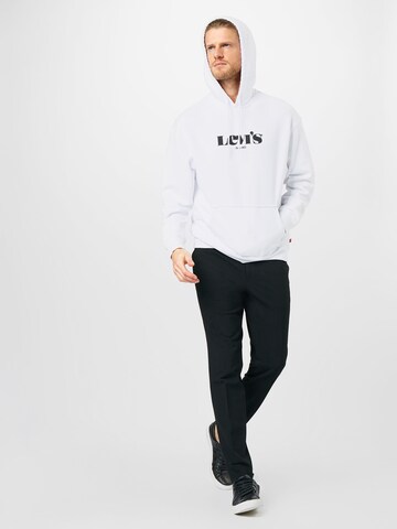 LEVI'S ® Klasický střih Mikina 'Relaxed Graphic Hoodie' – bílá