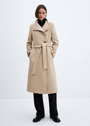 MANGO Between-Seasons Coat 'Sirenita' in Beige