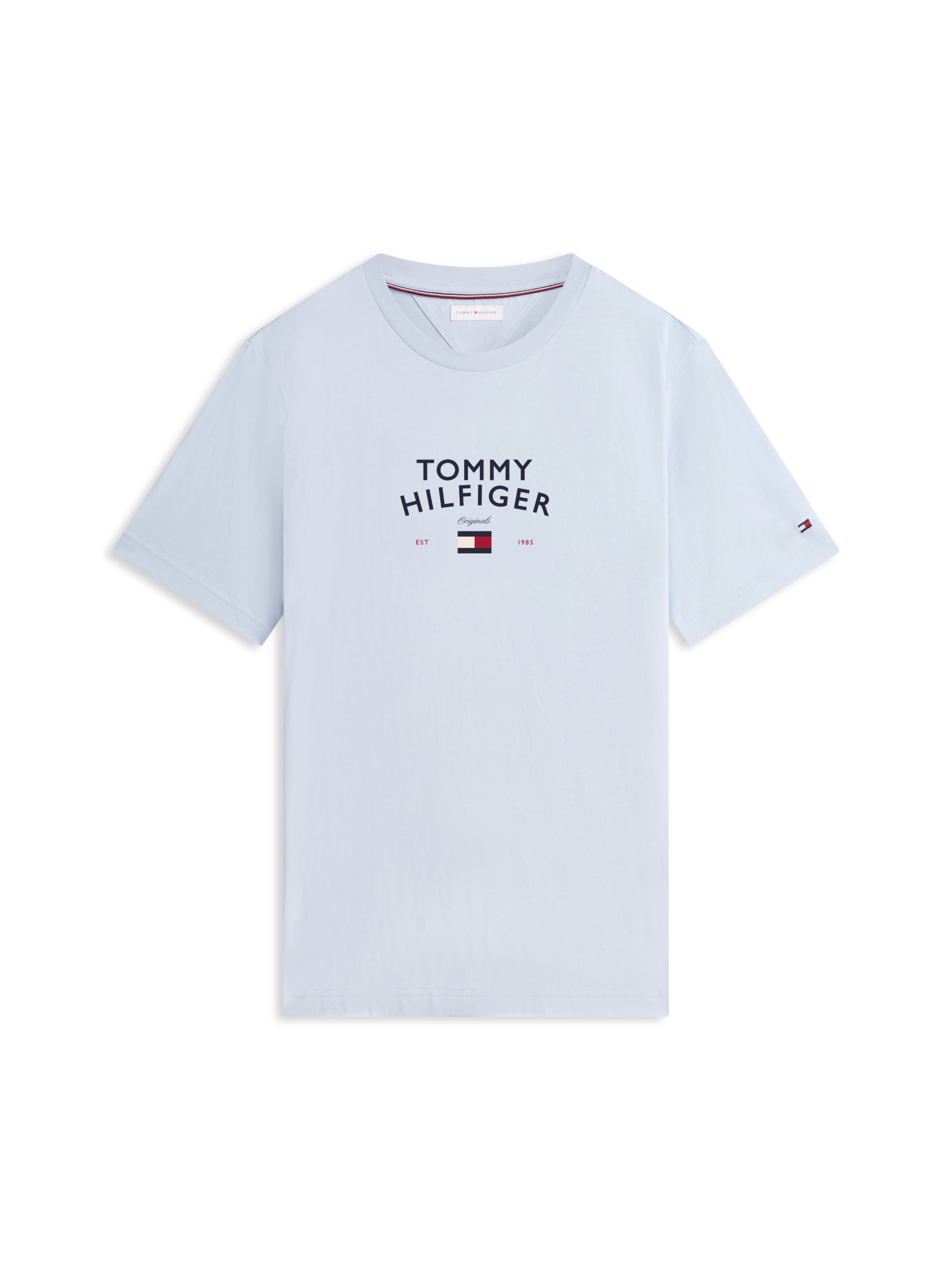 TOMMY HILFIGER Póló 'BRAND LOVE' - kék: elől