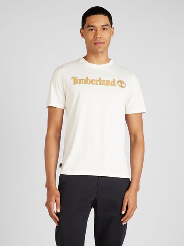 T-Shirt TIMBERLAND en blanc : devant