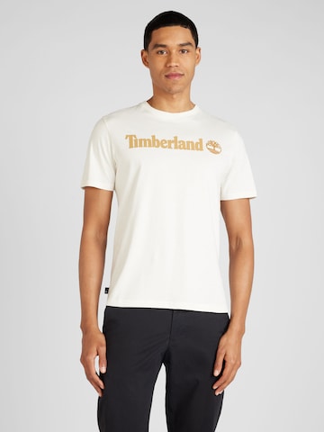 TIMBERLAND Majica | bela barva: sprednja stran