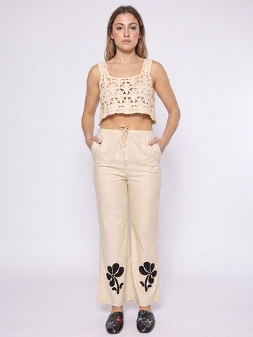 Baggy Pantaloni 'Brigitte' di Thinking MU in beige