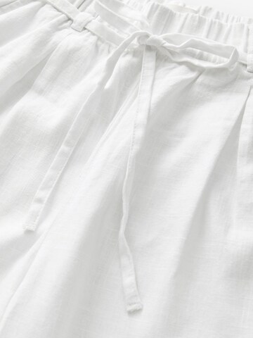 Wide Leg Pantalon Next en blanc