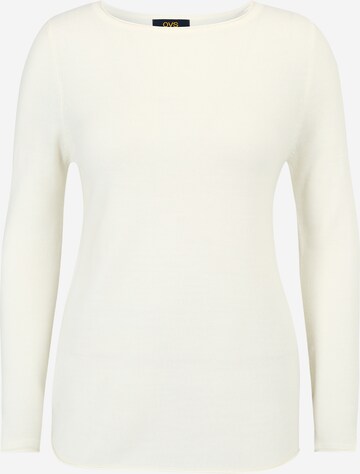 Pull-over OVS en blanc : devant