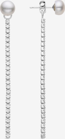 Luxenter Oorbellen 'EMKI' in Wit: voorkant