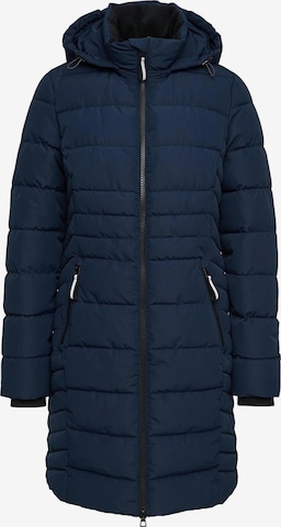 MANISA Winter Coat 'Regenmantel' in Blue: front
