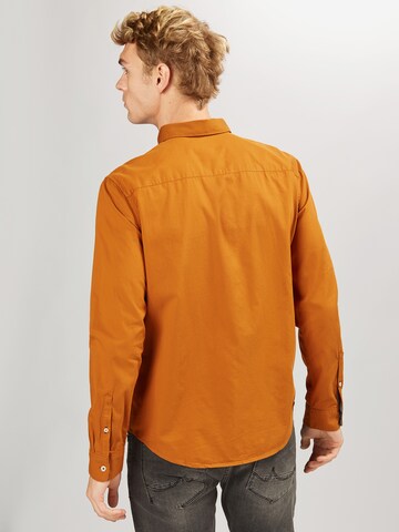 TOM TAILOR Regular Fit Hemd in Orange
