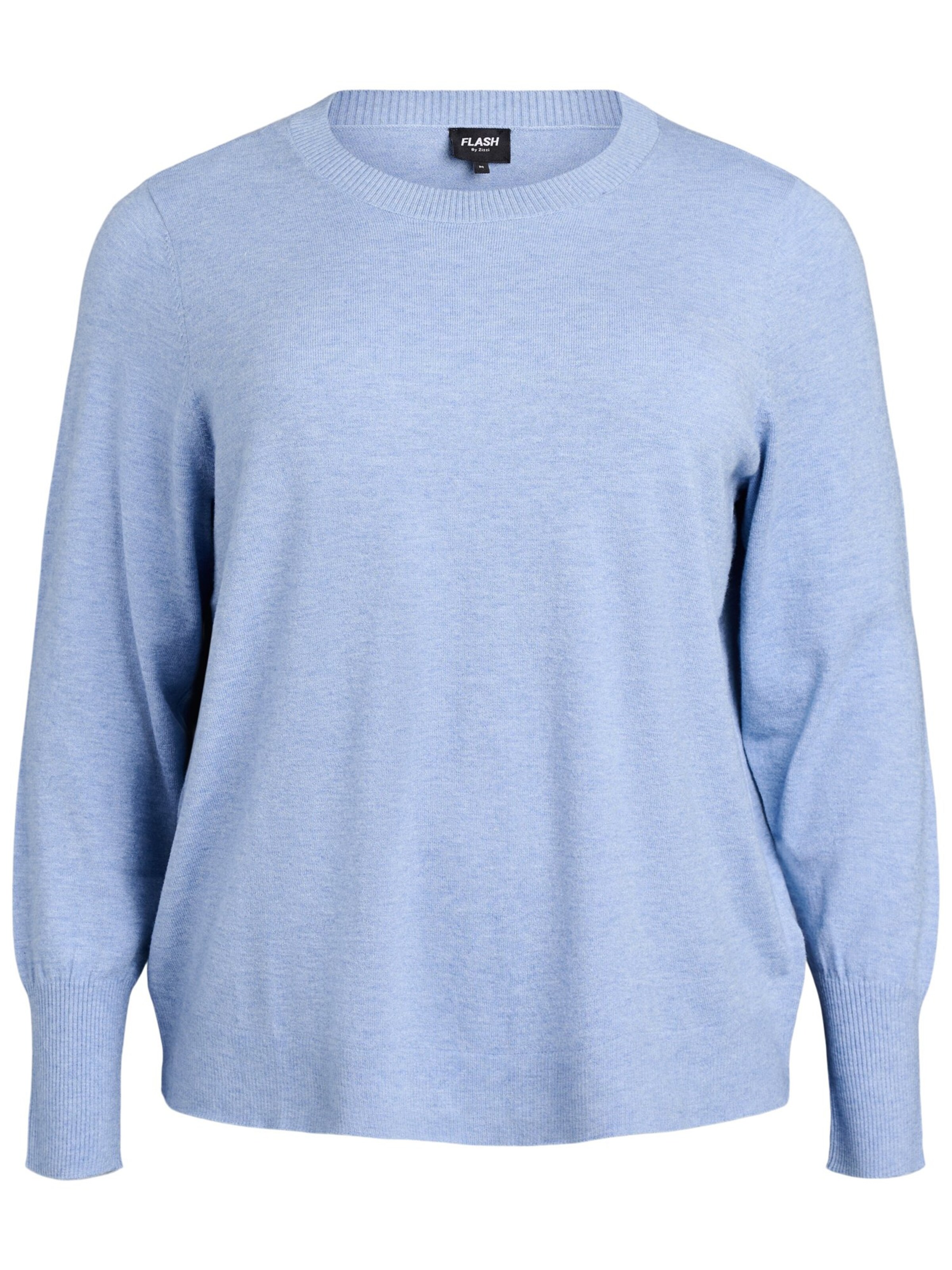 Pull-over Zizzi en bleu : devant