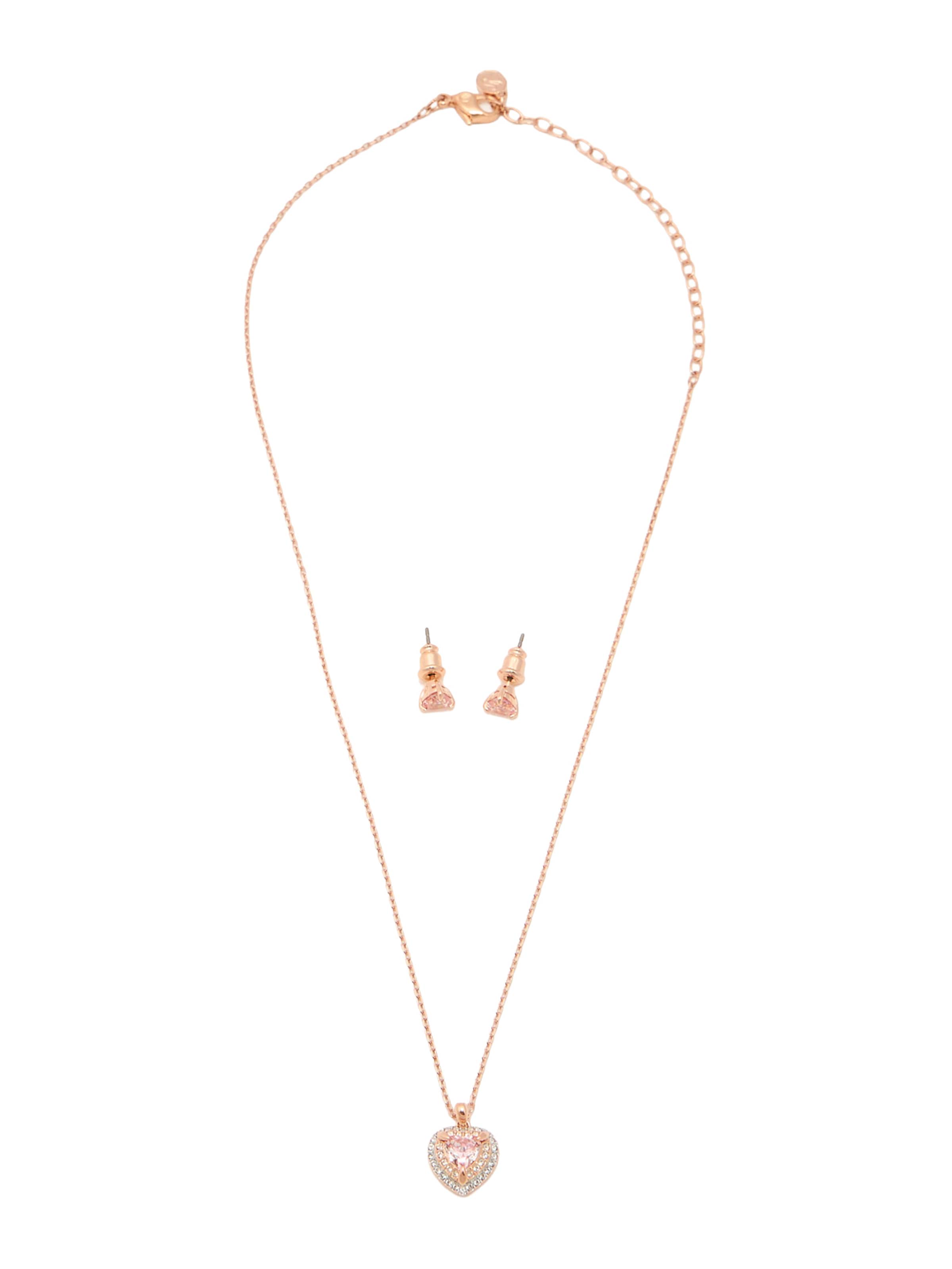 Swarovski Ékszer szett - arany: elől