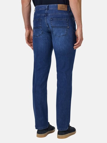 Coupe slim Jean Boggi Milano en bleu