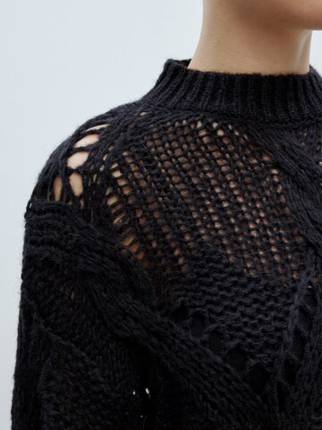 EDITED Sweter 'Gwendolyn' w kolorze czarny