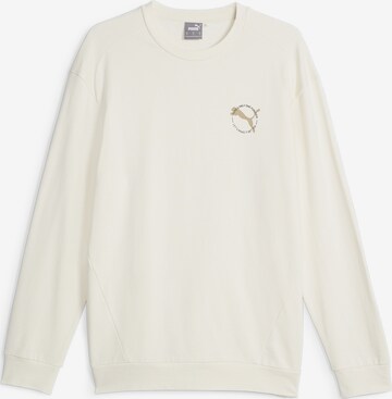 PUMA Sweatshirt in Beige: voorkant