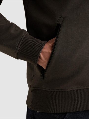 PME Legend Tussenjas 'Sweat jacket with zipper closure and quilted pattern' in Groen
