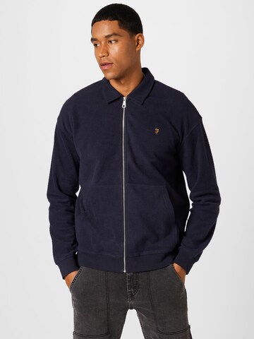 FARAH Between-Season Jacket 'DOYLE' in Blue: front