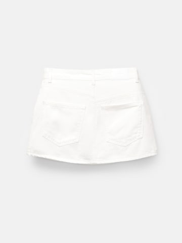 Pull&BearSuknja - bijela boja