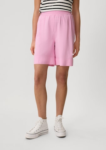 comma casual identity Loose fit Pants in Pink: front