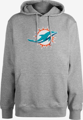 Fanatics Sportsweatshirt 'NFL Miami Dolphins' in Grau: predná strana