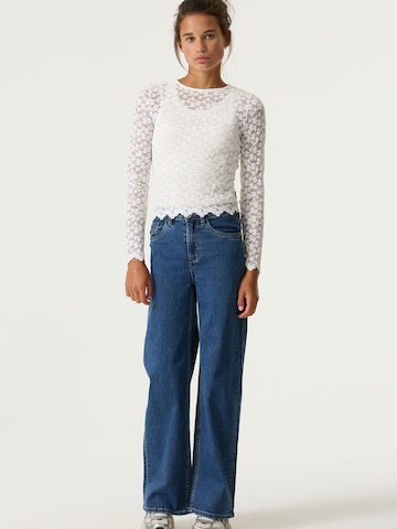 GARCIA Wide leg Jeans i blå: framsida