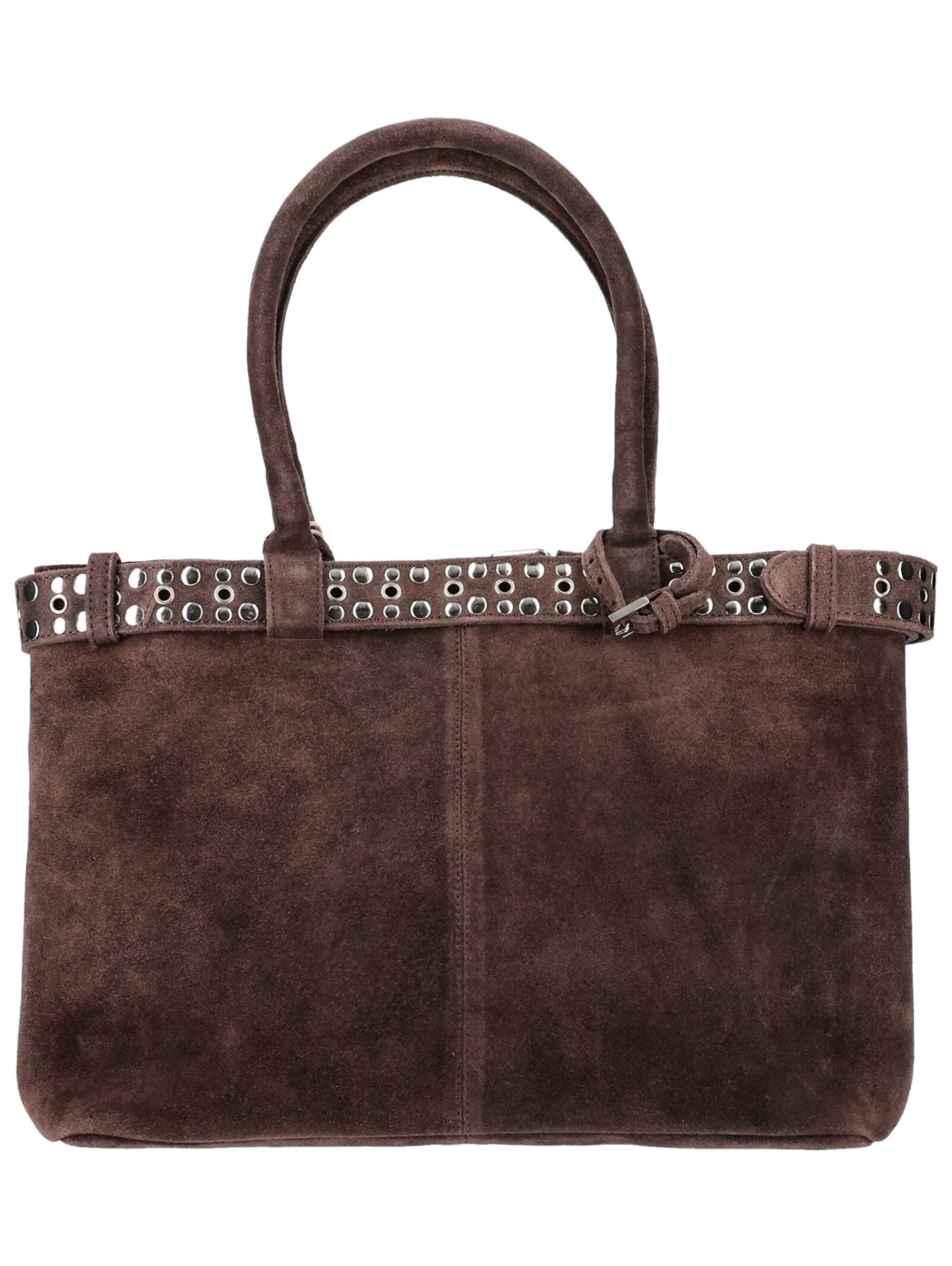 ANOKHI Handtas in Bruin