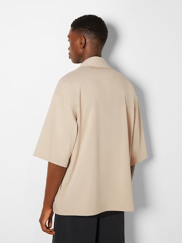 Bershka Comfort fit Overhemd in Beige