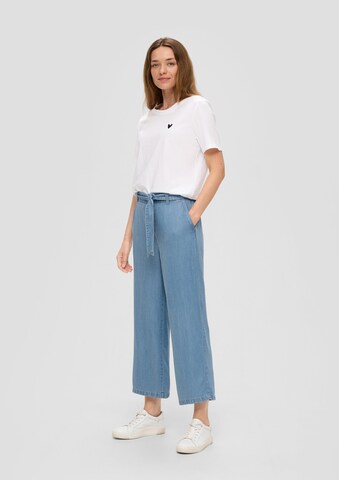 Wide leg Jeans de la s.Oliver pe albastru