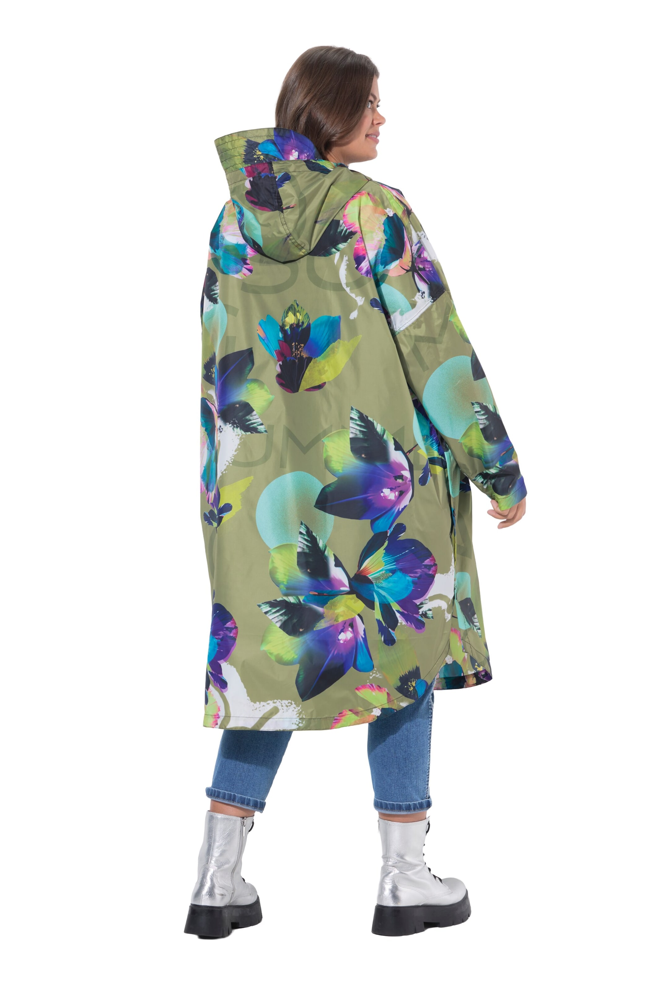 LAURASØN Functionele jas in Groen