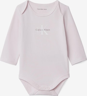 Calvin Klein Jeans Ползунки/боди в Ярко-розовый: спереди