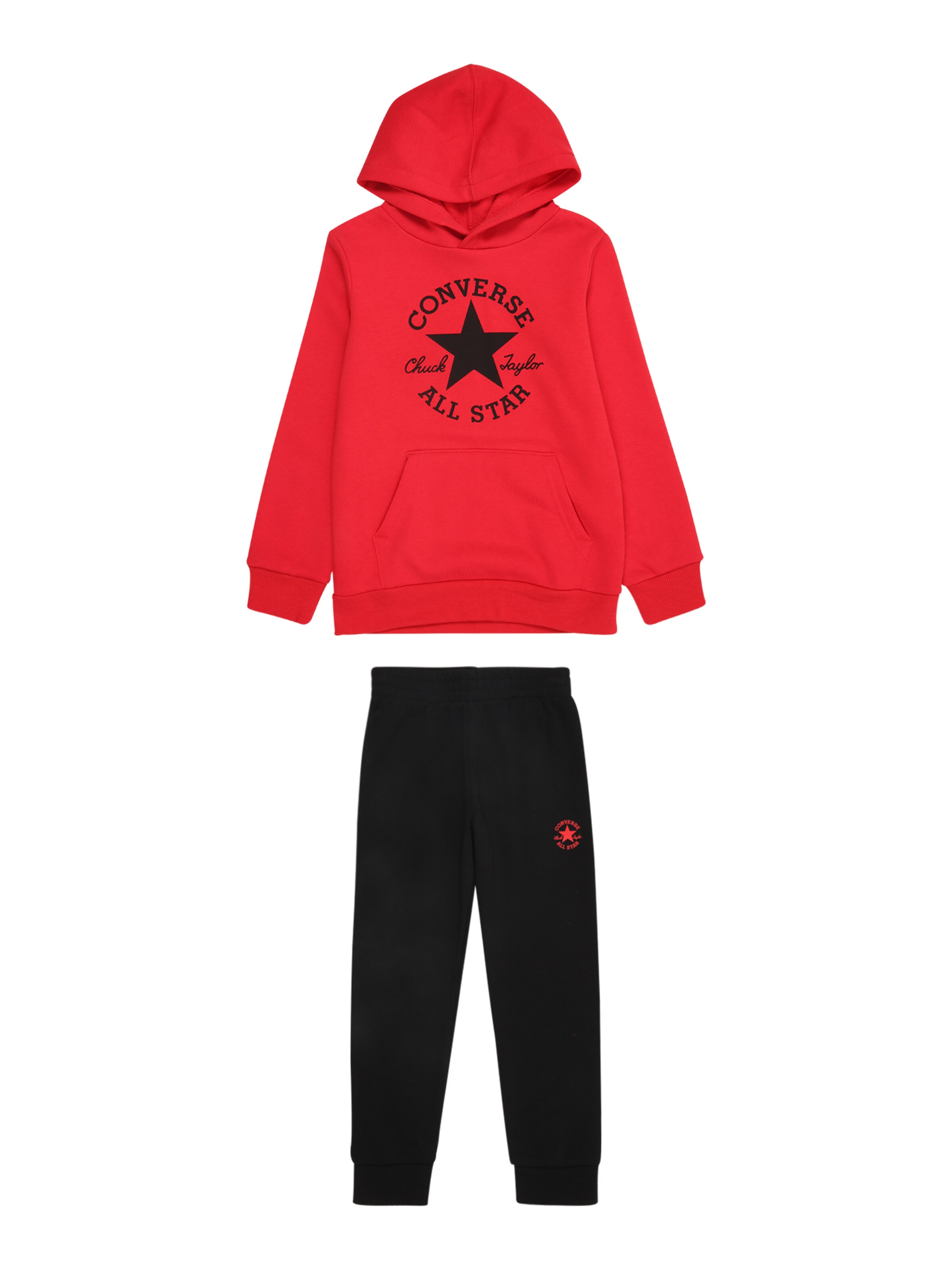 CONVERSE Sweat suit in Black: front