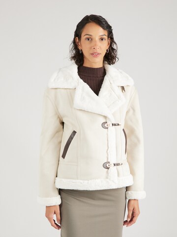 Derhy Between-season jacket 'CHARLENE' in Beige: front