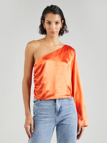 VILA - Blusa 'Ella' em laranja: frente