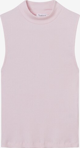 Top di KnowledgeCotton Apparel in rosa: frontale