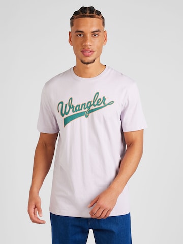 WRANGLER Футболка в Лиловый: спереди