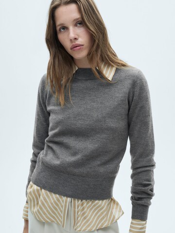 Pull-over 'NEKKO' MANGO en gris : devant