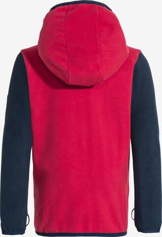 VAUDE Athletic Fleece Jacket 'Pulex' in Red