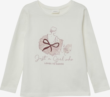 s.Oliver Shirt in Beige: Vorderseite