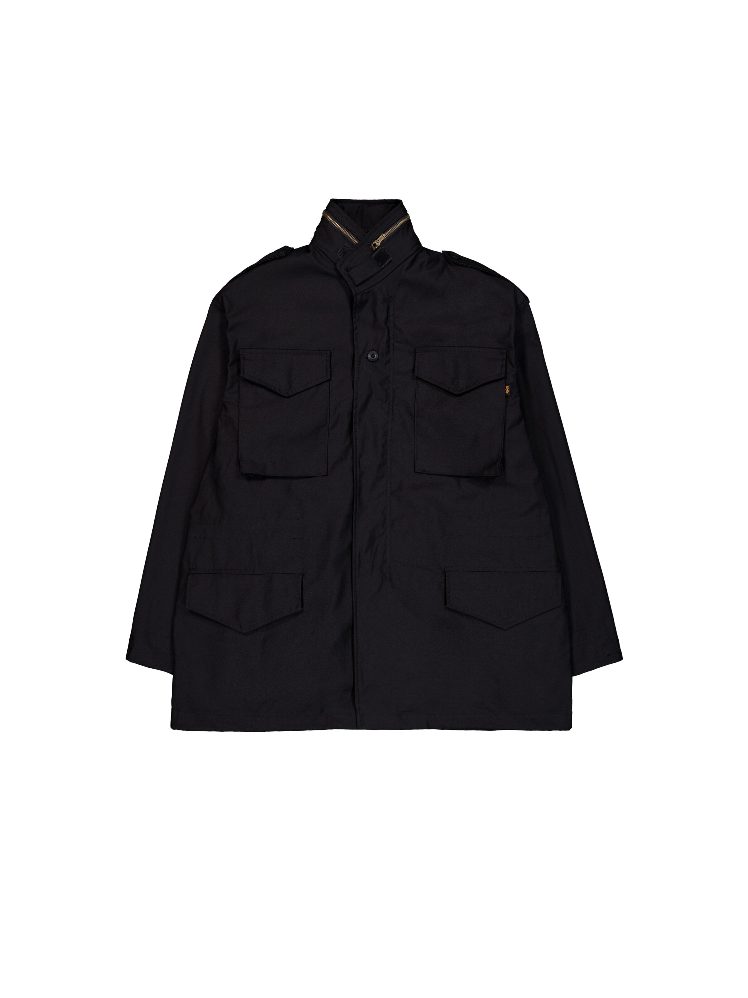 ALPHA INDUSTRIES Övergångsjacka i svart: framsida