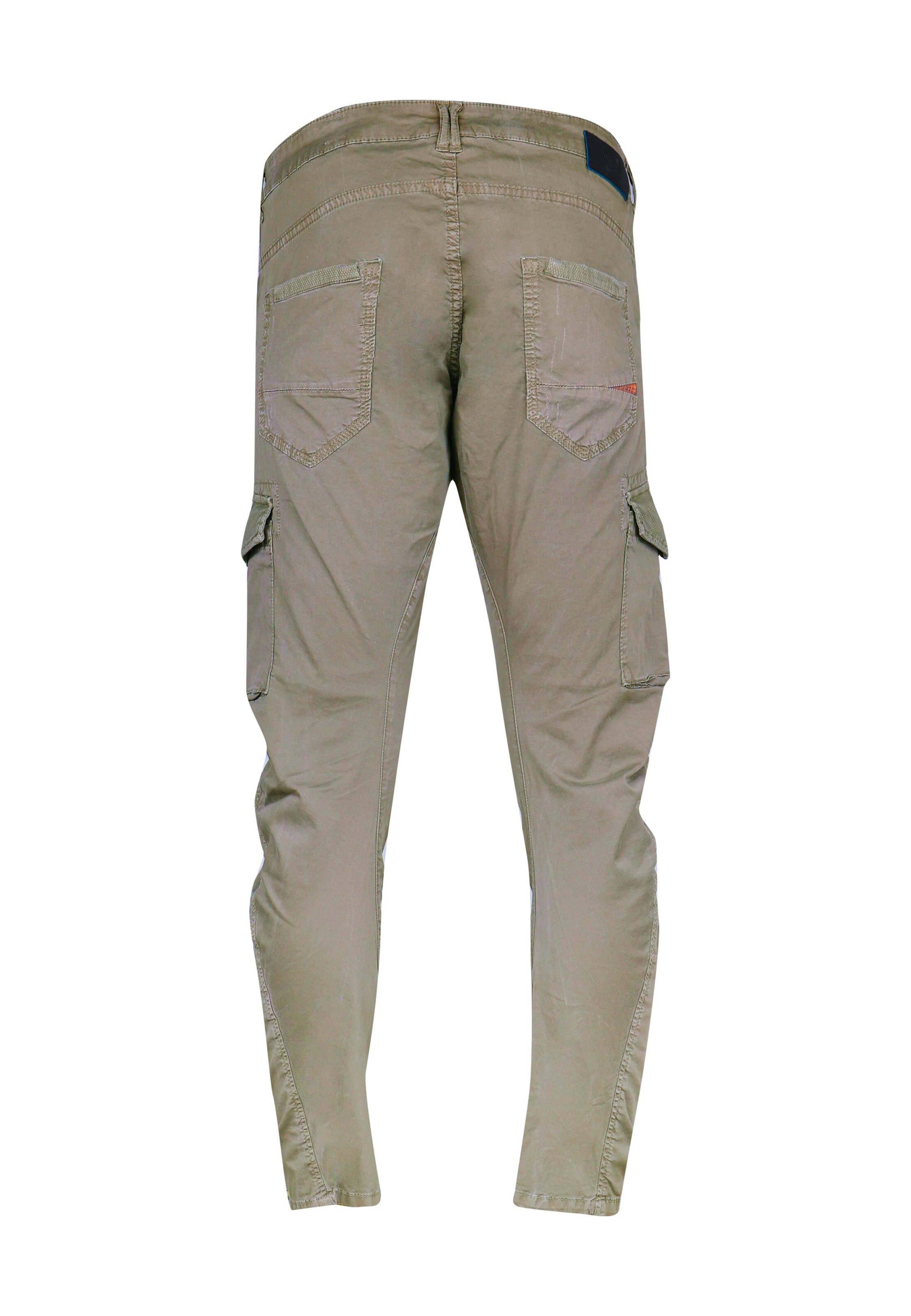 Le Temps Des Cerises Tapered Cargohose 'Alban' in Grün