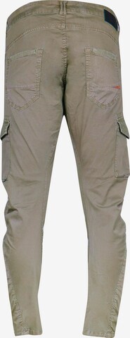 Le Temps Des Cerises Tapered Cargobroek 'ALBAN' in Groen