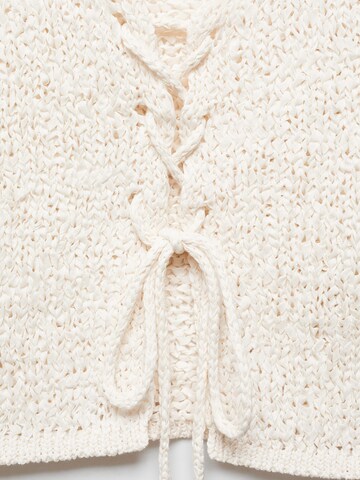 MANGO Stricktop 'Mauri' in Weiß