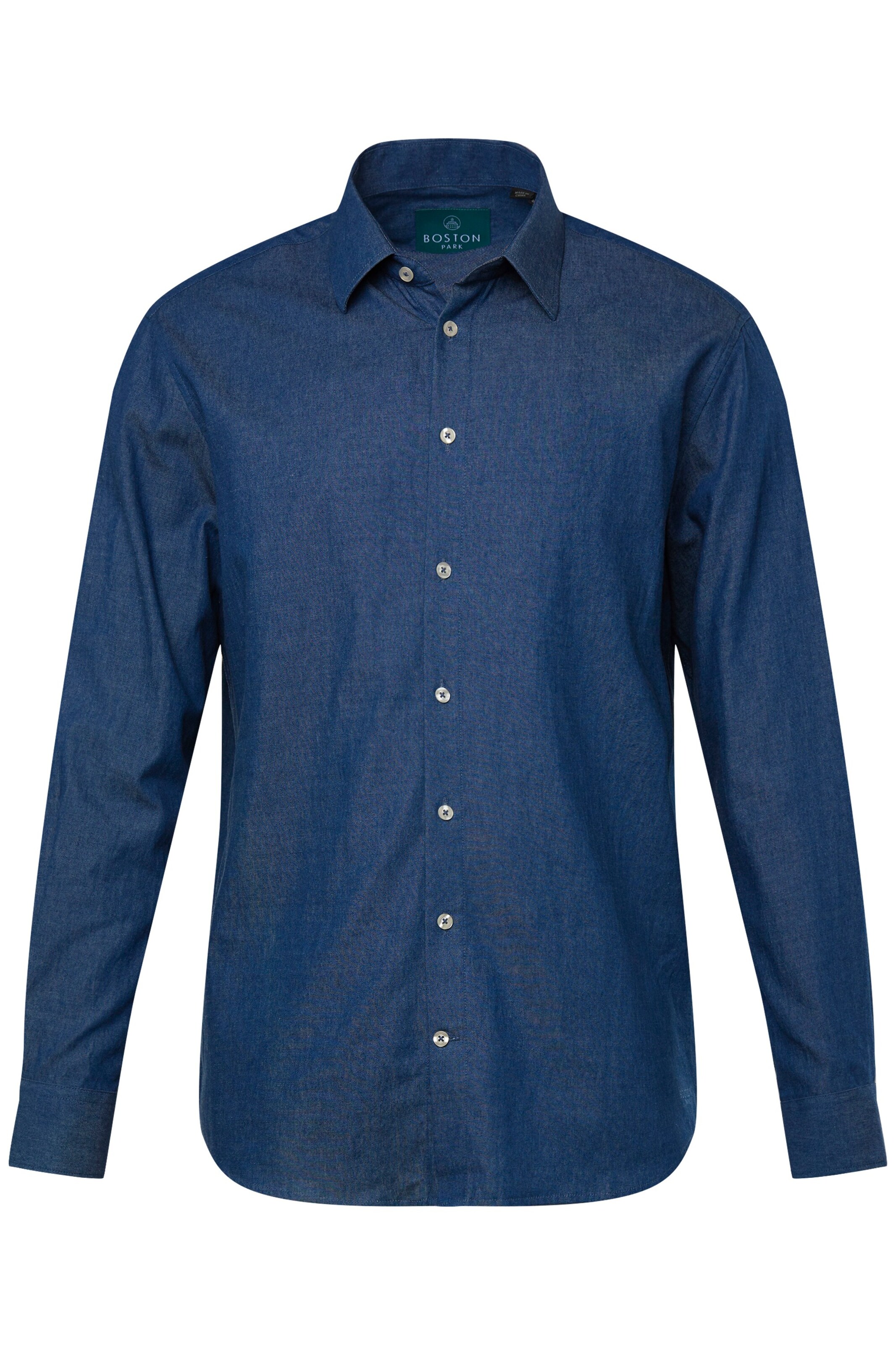 Boston Park Comfort Fit Hemd in Blau: Vorderseite
