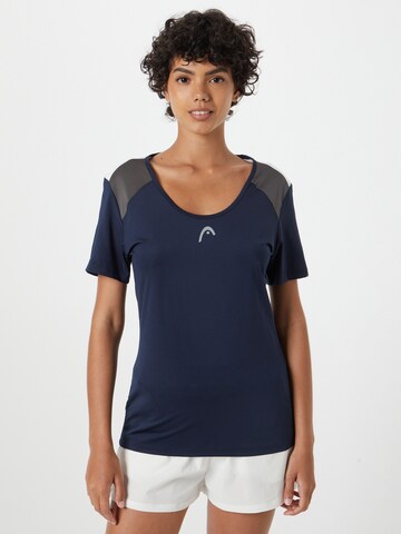 HEAD Functioneel shirt 'CLUB 22' in Blauw: voorkant